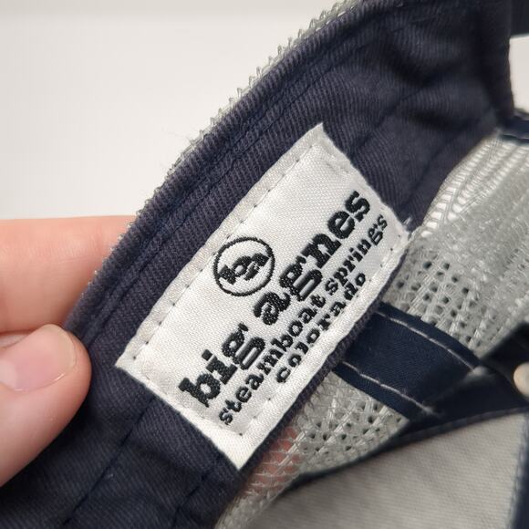 Big Agnes Steamboat Springs Co. Trucker Hat Gray One Size Adjustable Mesh Back - Picture 9 of 10